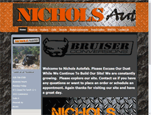 Tablet Screenshot of nicholsautofab.com